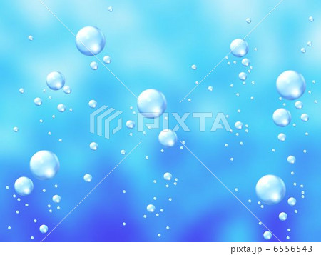 水中の泡のイラスト素材