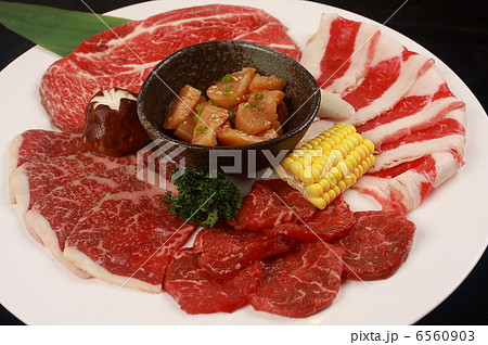 焼肉盛り合わせ（上カルビ・クラシタ・牛バラ・ミノ） 6560903