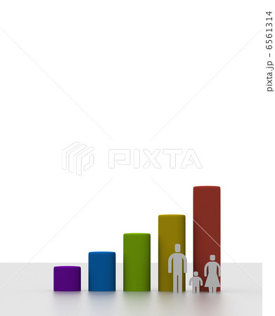 棒グラフと親子 6561314