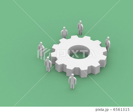 歯車と人　 6561315