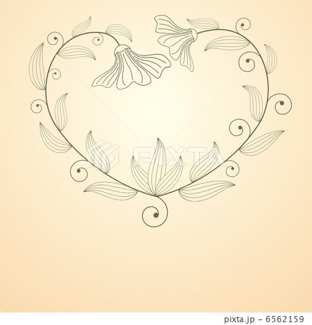 Flowers forming heart shape symbolizing love between opposite se 6562159
