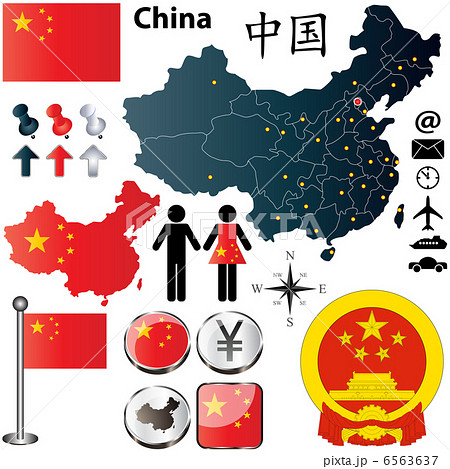 中国地図 中国地図 6563637