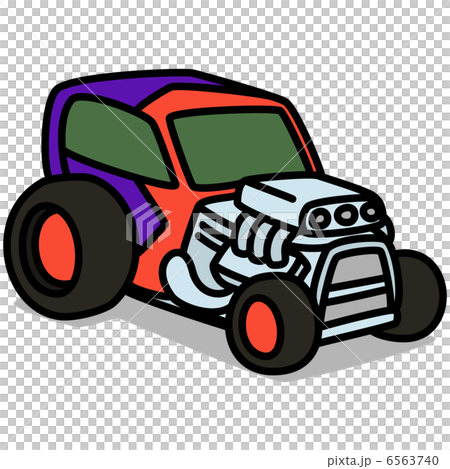 簡單插圖“汽車37熱棒” 6563740