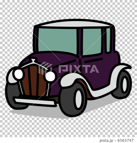 シンプルイラスト「車40 クラシックカー」 6563747
