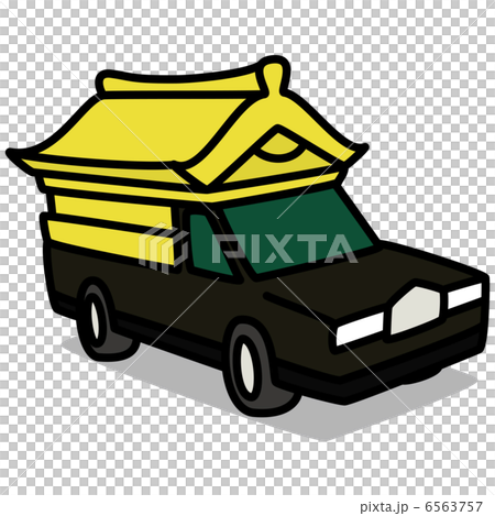 Simple illustration "Car 21 Hearse" 6563757