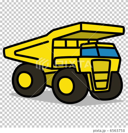 Simple illustration "Car 41 Super Large Dump Truck" 6563758