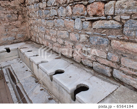 古代遺跡 公衆トイレ 古代遺跡 公衆トイレ 6564194