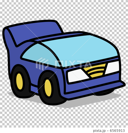 シンプルイラスト「車77 未来の小型車」　 6565913