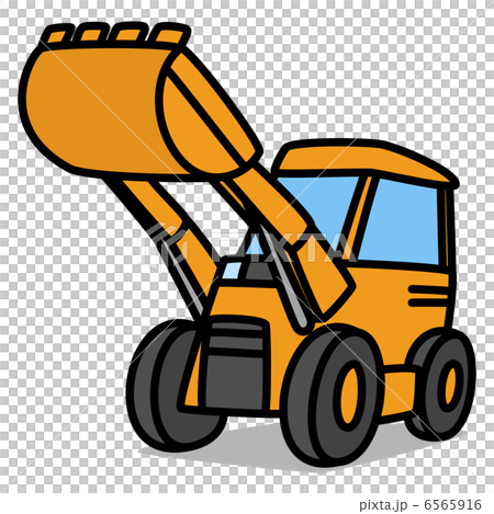 Simple illustration "Car 94 Shovel Dozer" 6565916