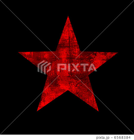 Abstract grunge red star 6568384