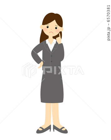 悩む女性 悩む女性 6570381