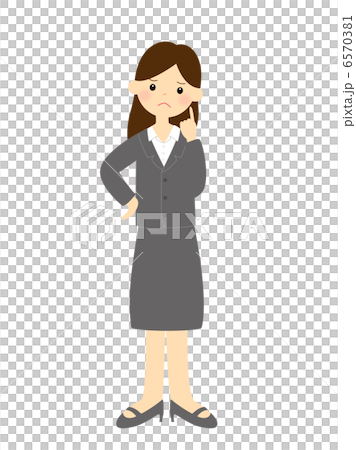 悩む女性 悩む女性 6570381