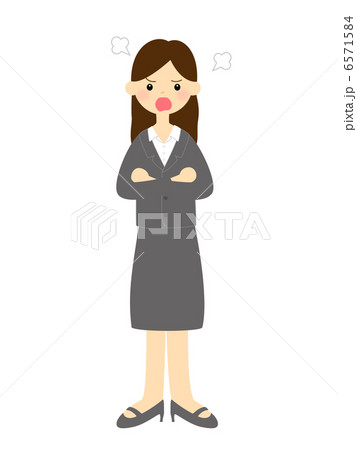 怒る女性 怒る女性 6571584