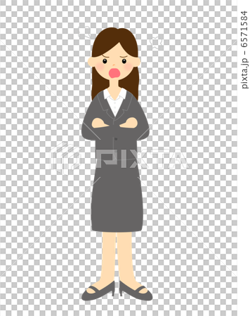 怒る女性 怒る女性 6571584