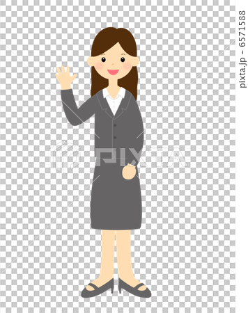 一個女人揮手 一個女人揮手 6571588