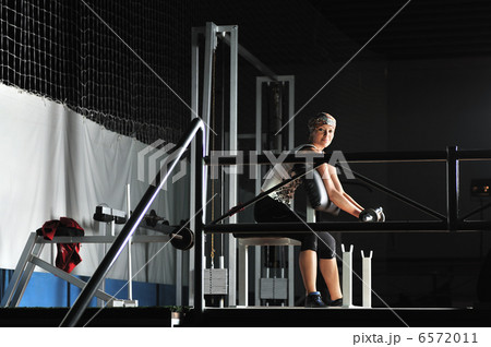 young woman practicing fitness and working out young woman practicing fitness and working out 6572011