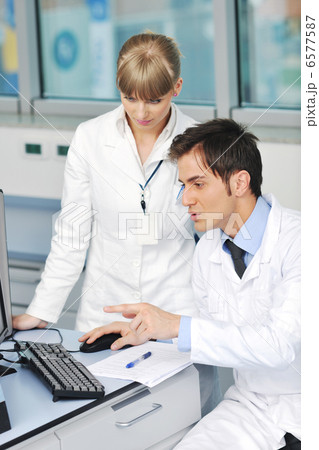 science people in bright lab science people in bright lab 6577587