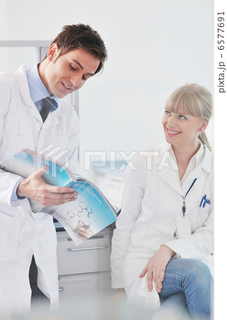 science people in bright lab 6577691