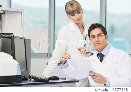 science people in bright lab science people in bright lab 6577868