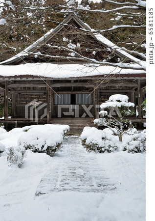 雪の来迎院、本堂 雪の来迎院、本堂 6581185