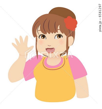 デブキャラのイラスト素材