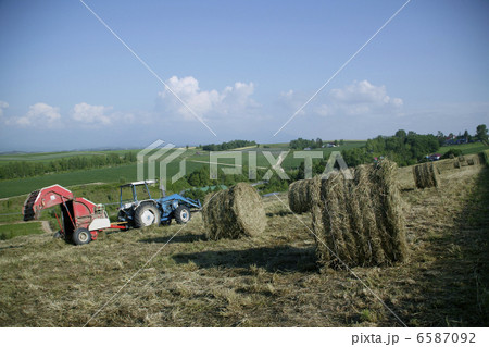 北海道・酪農・農業風景 6587092
