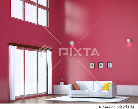 モダンリビング　ピンク 6594342