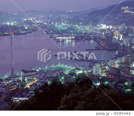 長崎市街　夜景 6595444