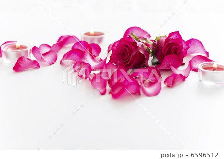 バラとキャンドル 6596512