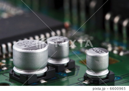Capacitors on circuit board Capacitors on circuit board 6600965
