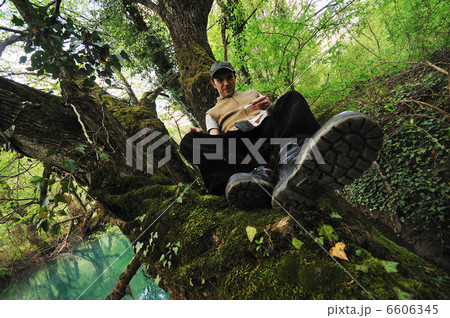 man relaxing outdoor 6606345