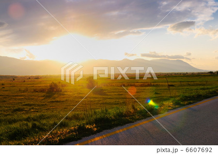 beautiful sunset in nature beautiful sunset in nature 6607692