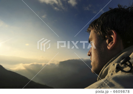 fresh sunrise at mountain 6609878