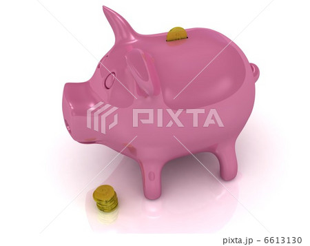 Pink piggy bank 6613130