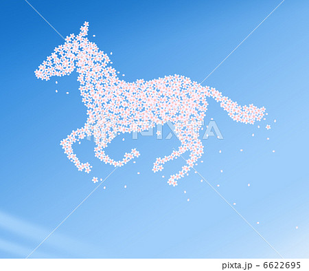 桜馬青空のイラスト素材