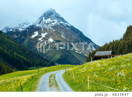 Silvretta Alps summer view, Austria 6633647