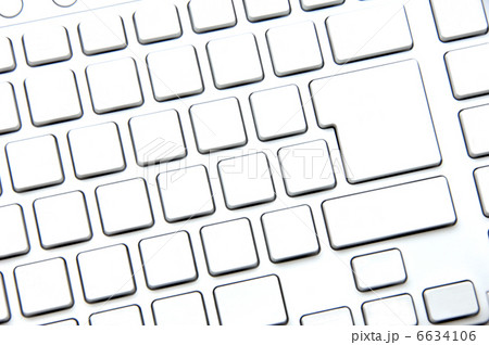 無表記のパソコンのキーボードの写真素材