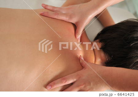 back massage at the spa and wellness center 6641425