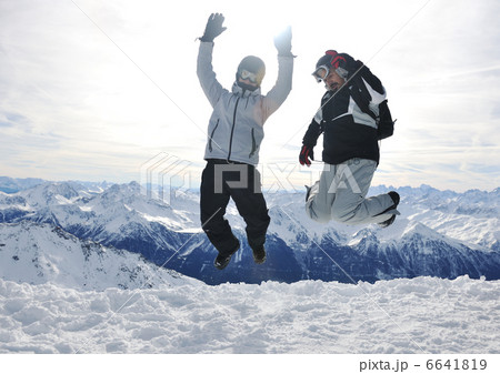 people group on snow at winter season 6641819