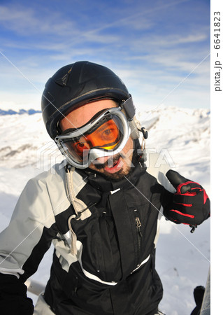 man winter snow ski man winter snow ski 6641823