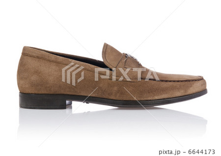 Male shoes in fashion concept on white 6644173