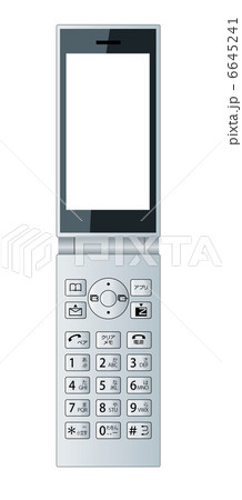 携帯電話01＿白 6645241