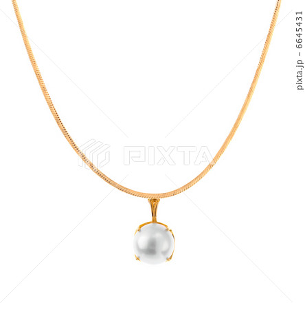 gold chain with pearl 6645431