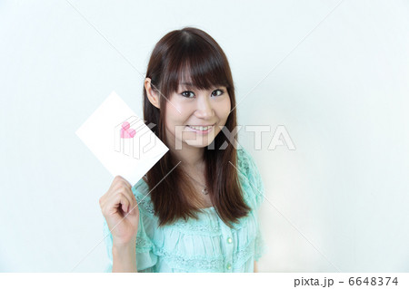若い女性 手紙 若い女性 手紙 6648374