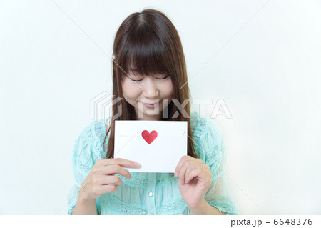 若い女性 手紙 若い女性 手紙 6648376