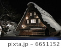 五箇山　ライトアップ 6651152