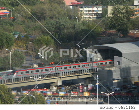 北京地下鉄八通線　九棵樹駅 6651165