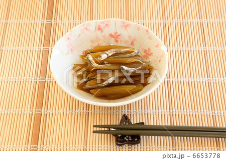 蕗とジャコの煮物 6653778