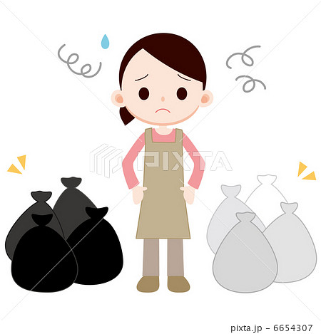 片付けられない女性 6654307