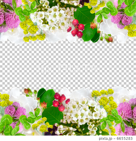 フラワーアレンジメント上下配置 6655283